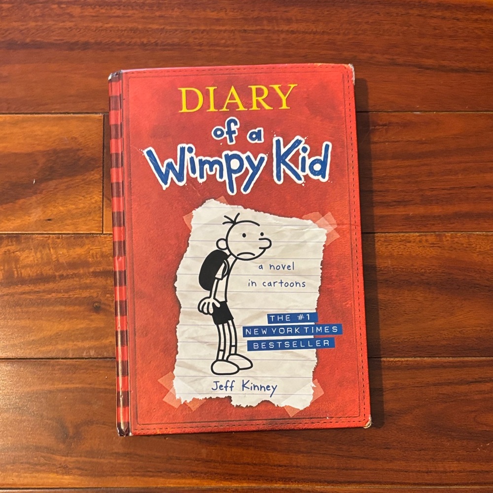 Diary of a Wimpy Kid Red Hardcover Kids Book by